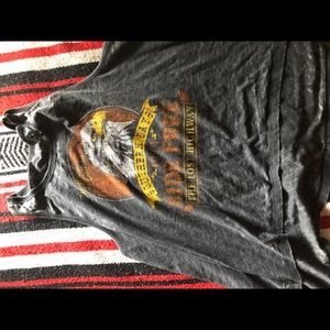 Retro biker tank top. Rocker style.